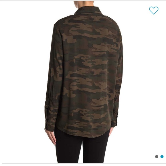 NWT Sanctuary Boyfriend Camo Button Up - Picture 6 of 7